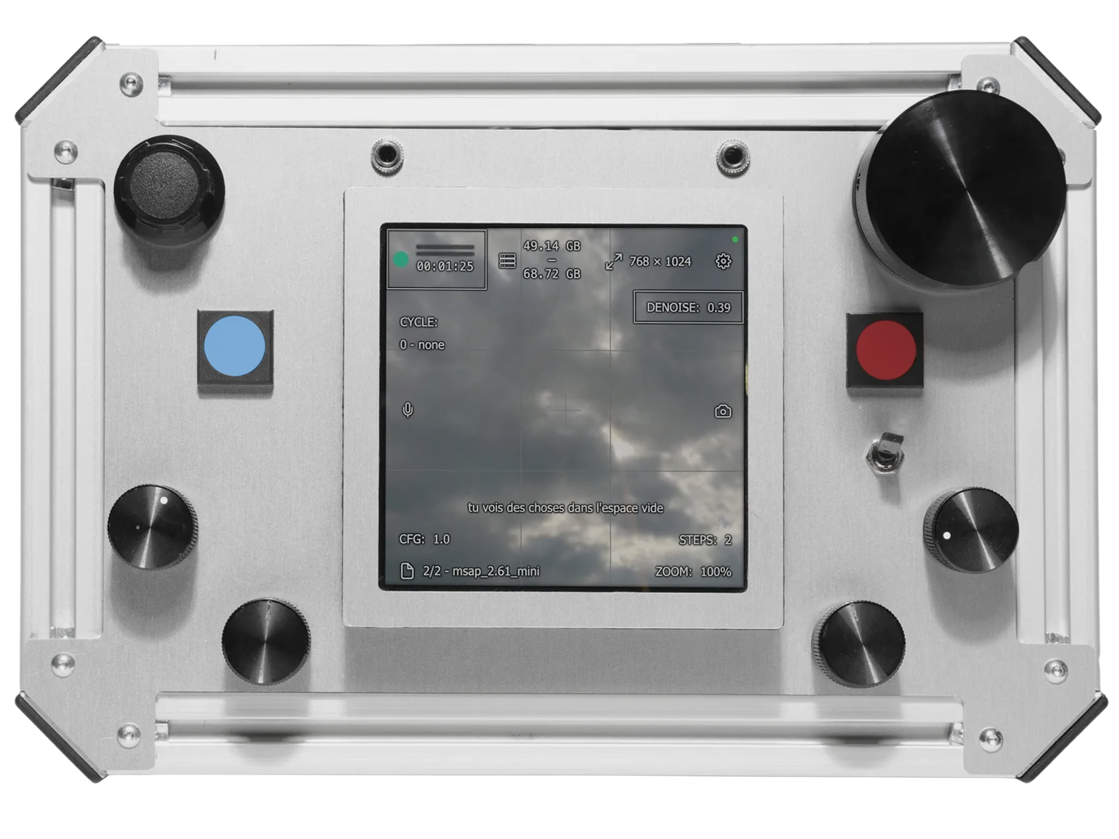 AI Camera v2.2, controls diagram